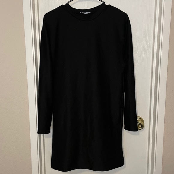 Zara Basic Crew Sweater Dress - Picture 3 of 5